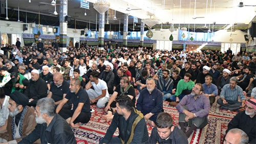Conmemoran Ashura en el santuario de Sayyeda Zainab en Damasco